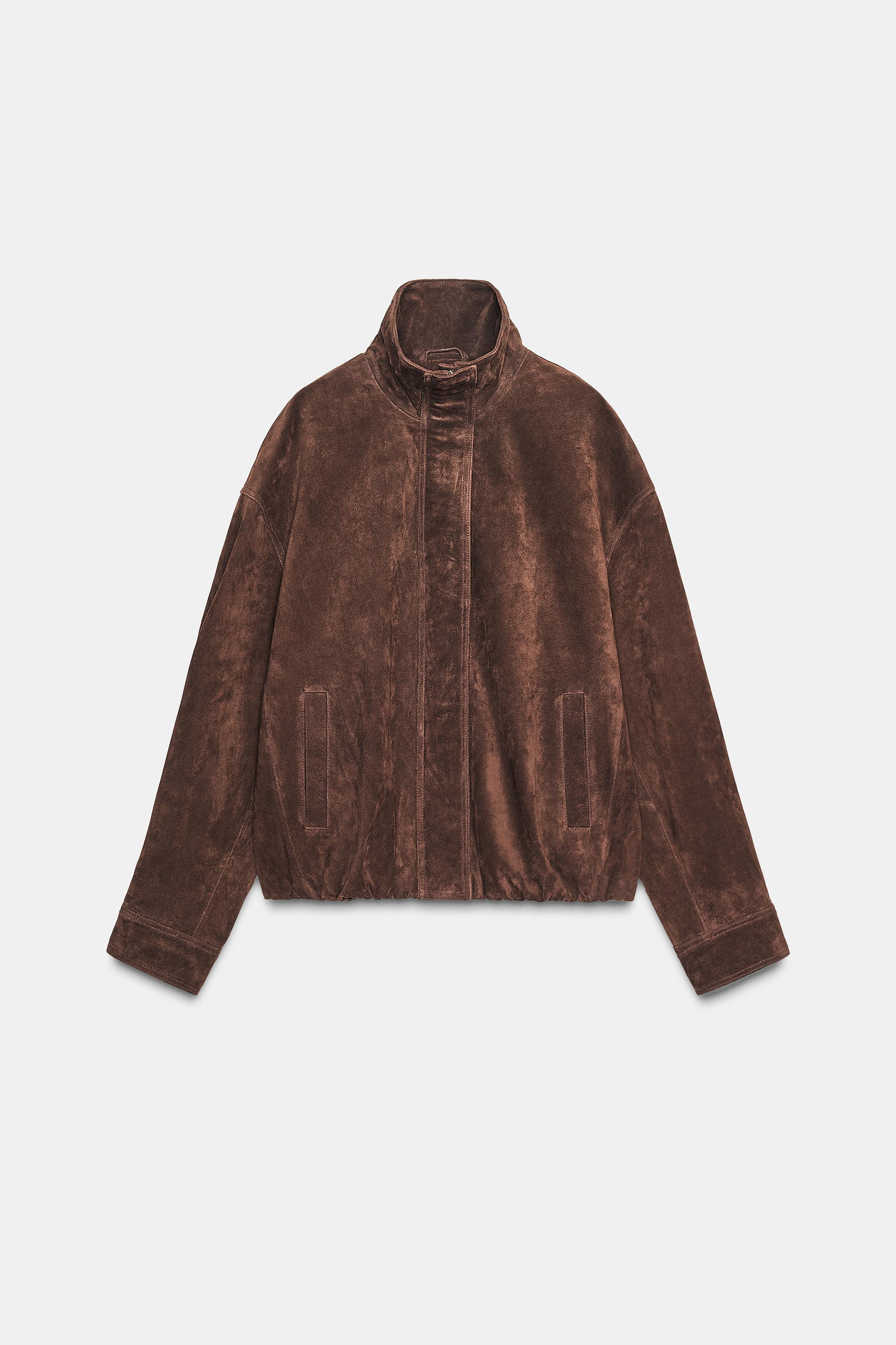 SUEDE LEATHER JACKET | Zara UK