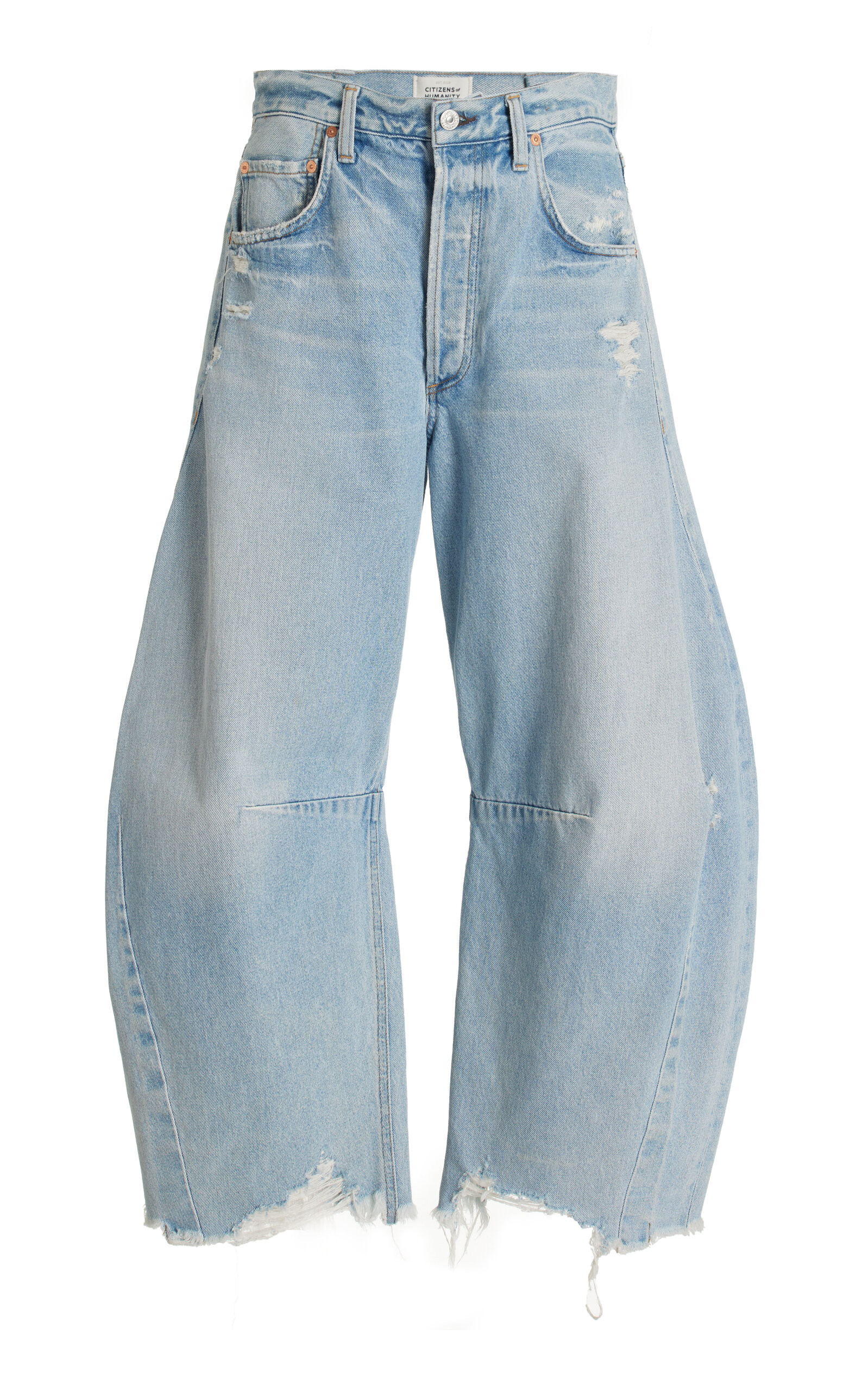 Citizens of Humanity - Horseshoe Rigid High-Rise Wide-Leg Jeans - Light Wash - 25 - Moda Operandi | Moda Operandi (Global)