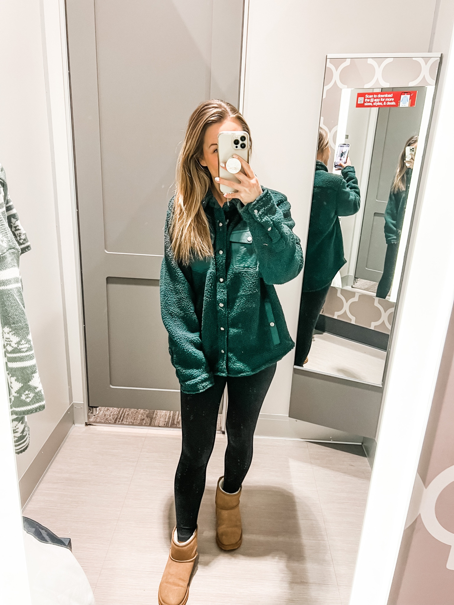 Men’s green sherpa at Target, cozy winter outfit, OOTD, #targetstyle 

#LTKsalealert #LTKfit #LTKFind