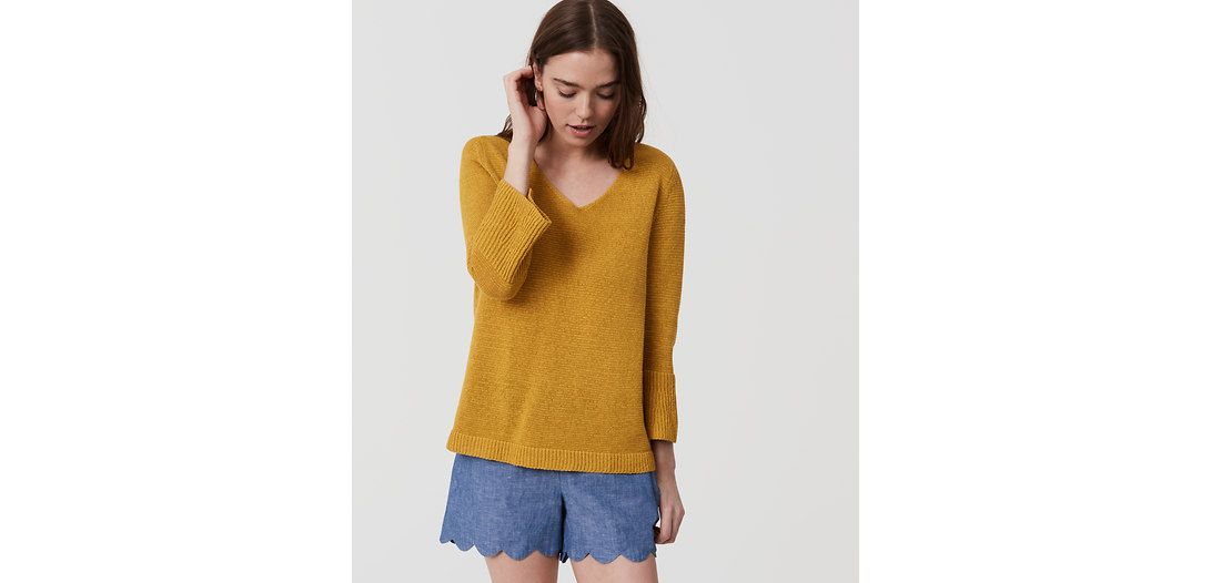 LOFT Bell Sleeve Sweater | LOFT