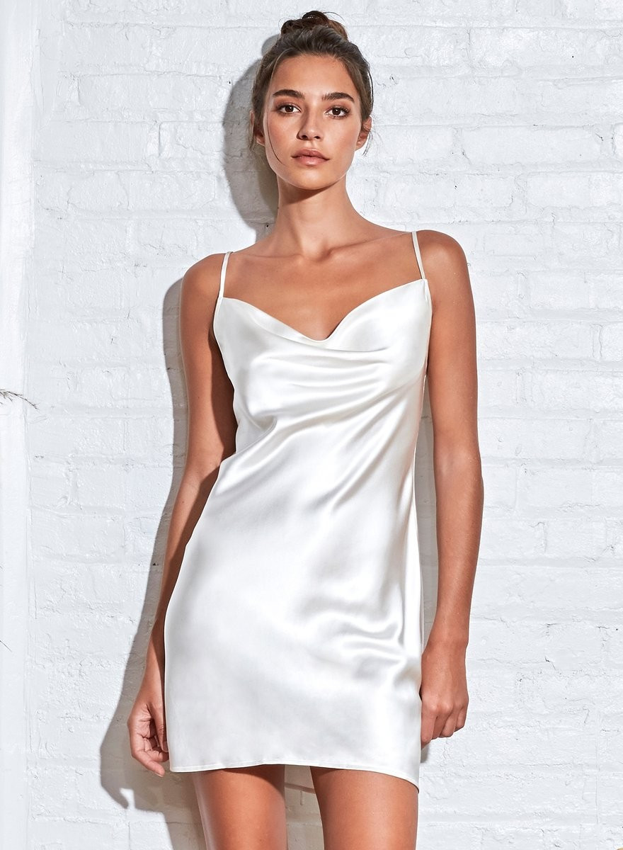 Short Cowl Neck Slip | Fleur du Mal