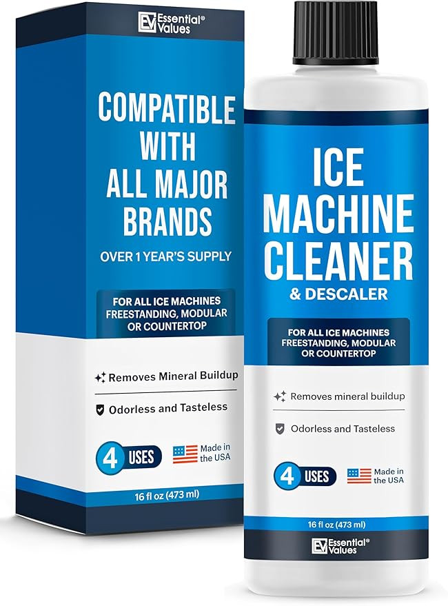 Essential Values Ice Machine Cleaner and Descaler 16 fl oz - Ice Maker Cleaner and Descaler - Com... | Amazon (US)