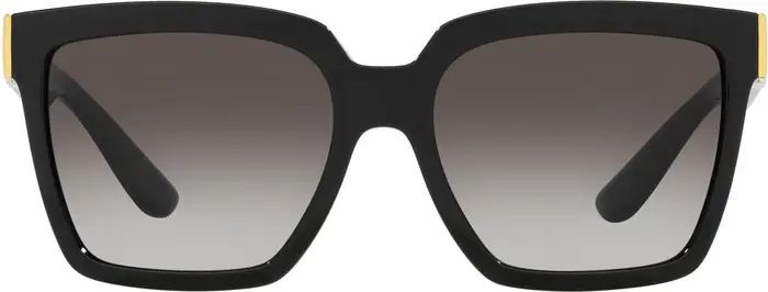 56mm Gradient Square Sunglasses | Nordstrom