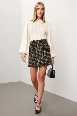 Tweed Mini Skirt | Rent the Runway