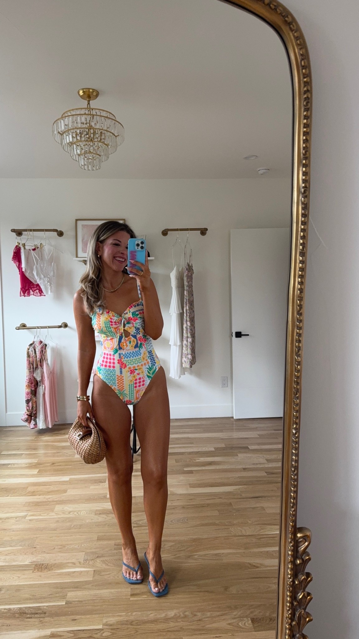 Walmart one piece swimsuit in a fun bright pattern wearing a small  

Revolve code: tulip

Summer one piece
Pool party
Beach day
Vacation 
Resortwear
Swimsuit 

#LTKSeasonal #LTKSwim #LTKFindsUnder50