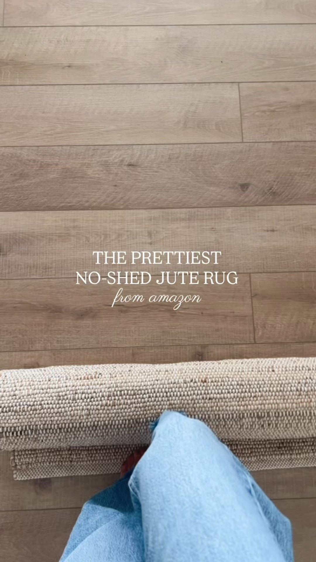 The prettiest no shed jute rug from Amazon. Look for less jute rug. 

#LTKFindsUnder100 #LTKHome