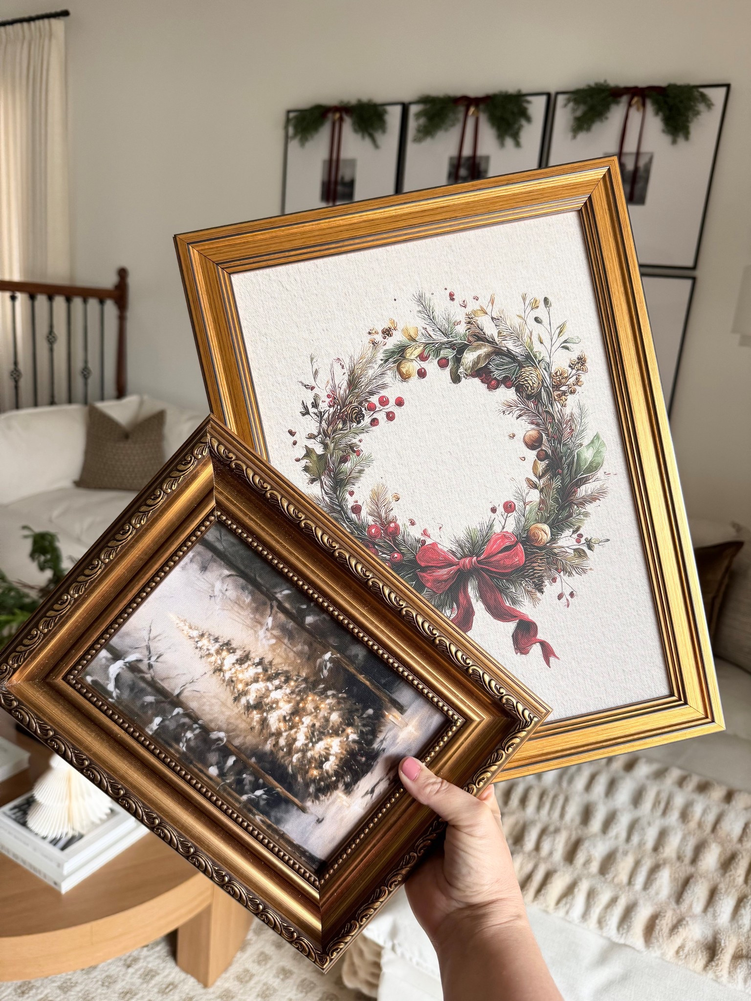 The prettiest Christmas art 🌲

#LTKHome #LTKHoliday #LTKSeasonal