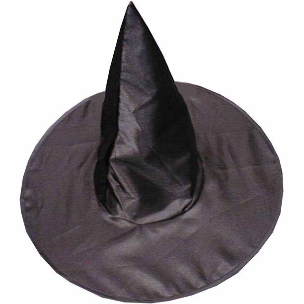 Deluxe Satin Witch Hat Child Halloween Accessory | Walmart (US)