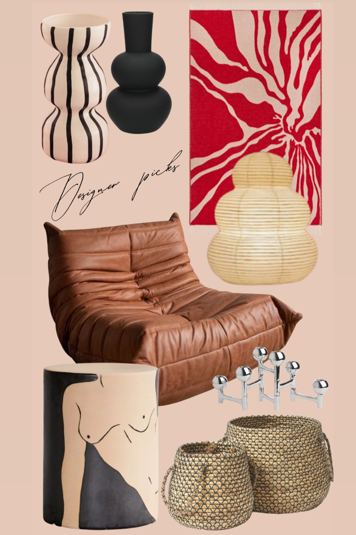 Designer picks | interior design | retro design | eclectic home | home decor | mid century modern | trendy living room 

#LTKhome