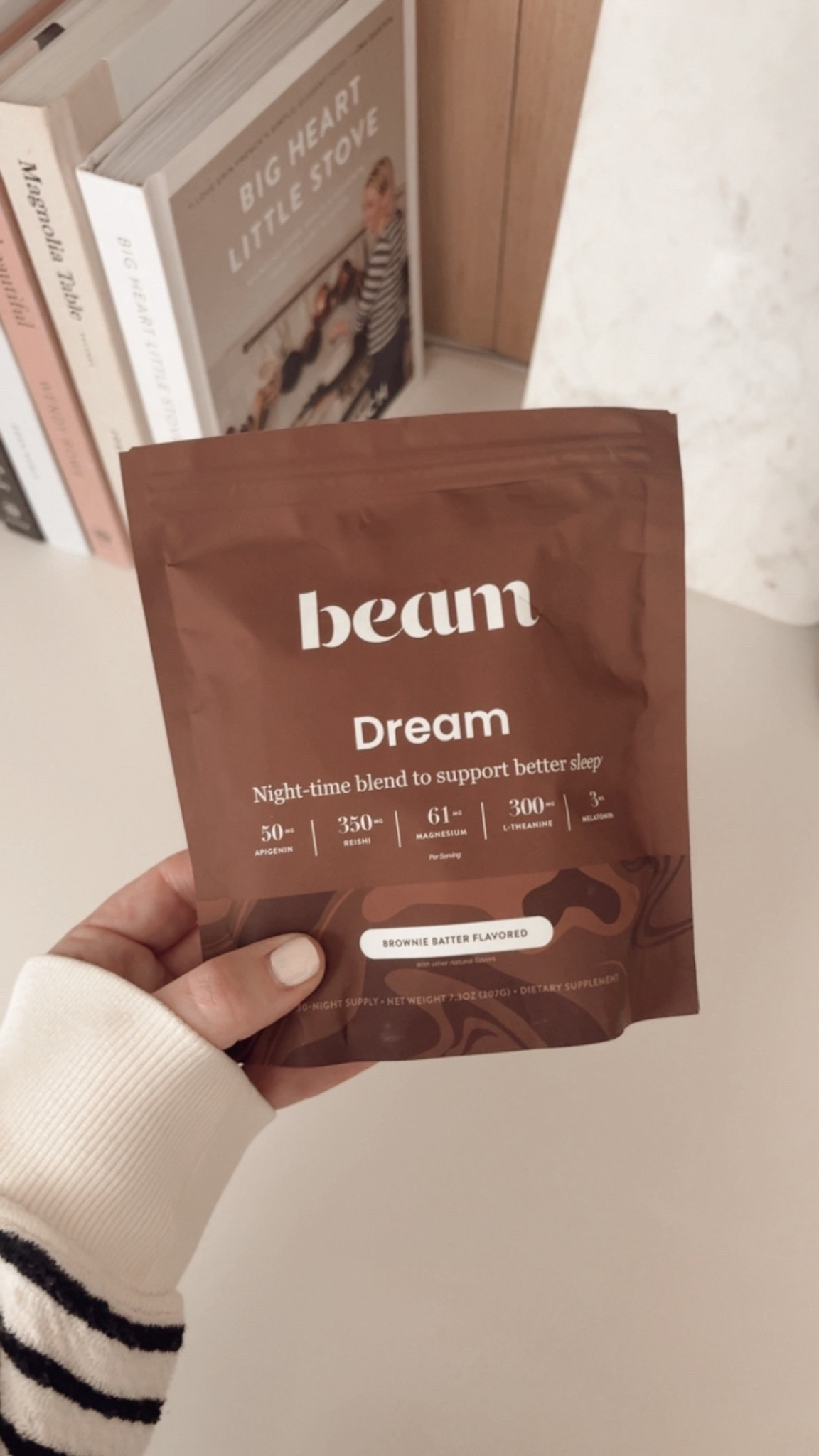 This has been a game changer for helping me fall asleep at night. Perimenopause is no joke, but this stuff actually works! It’s so delicious too! Like having a cup hot cocoa. 

#LTKmomlife #LTKdayinmylife #LTKselfcare