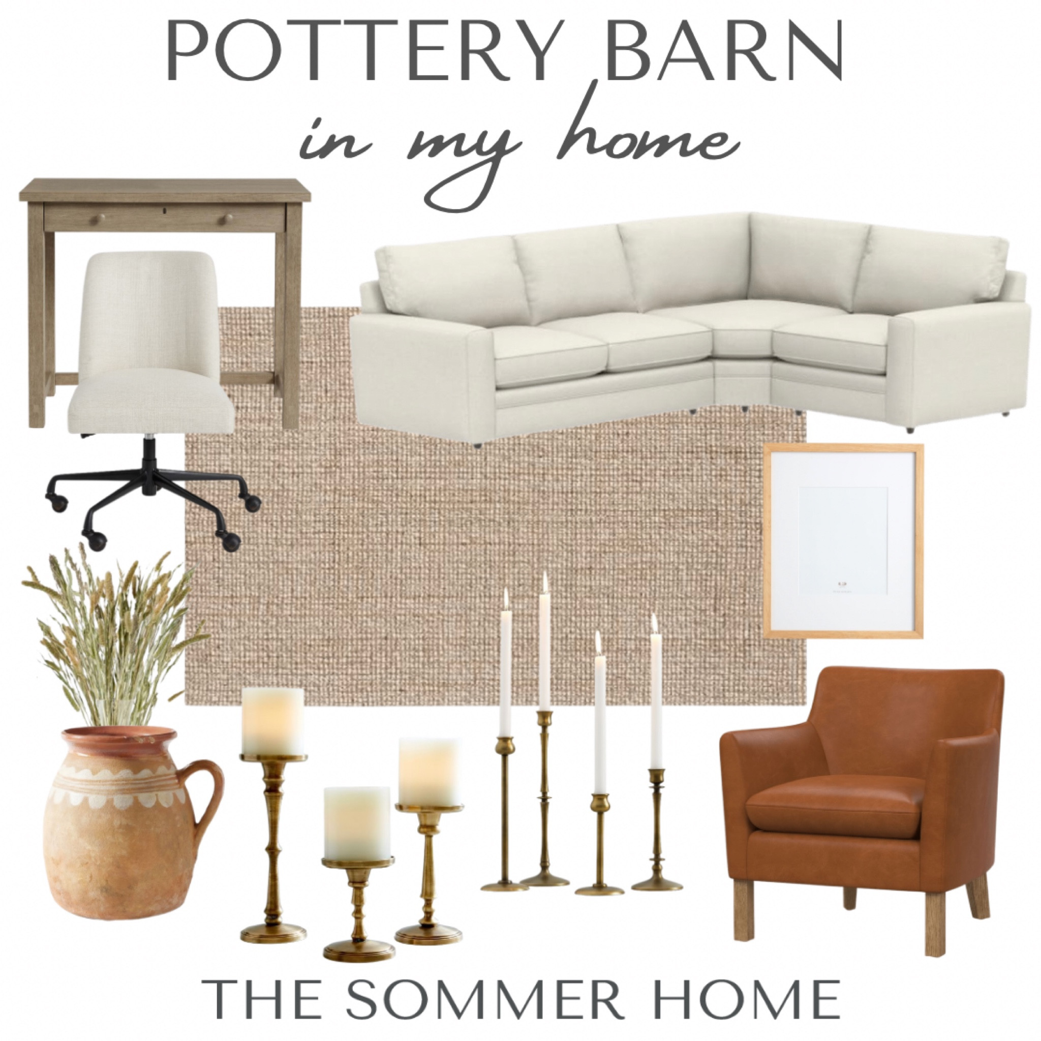 My favorite Pottery Barn pieces from my home

Fall decor 
Neutral sectional 
Living room 
Brass candleholders 
Leather chair 
Pottery Barn Pearce Sectional 
Pottery Barn wool jute area rug
Gallery wall frames
Wood desk
Home office 
Upholstered desk chair


#LTKsalealert #LTKhome #LTKSeasonal