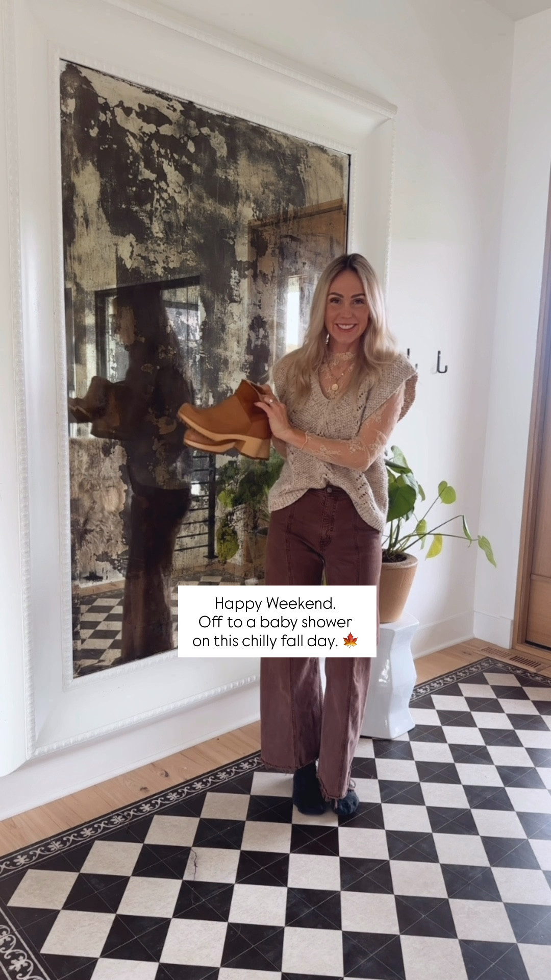 Cutie neutral fall outfit 🍂

Sweater vest: thrifted
The rest is linked. 🤎

Also linked my denim jacket from yeaterday. 

Enjoy. 

#LTKOver40 #LTKSeasonal