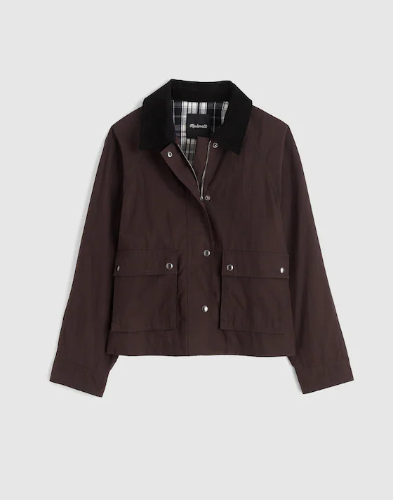 Waxed Zip-Front Jacket | Madewell | Madewell