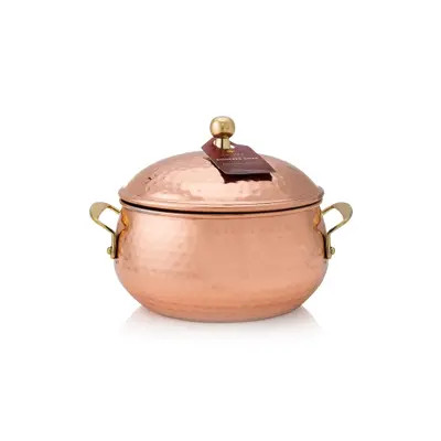 Thymes Simmered Cider Copper Pot Three-Wick Candle at Nordstrom | Nordstrom