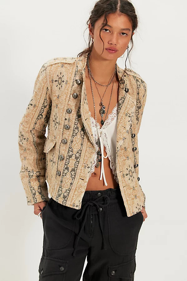 Lotty Jacquard Band Jacket | Free People (Global - UK&FR Excluded)
