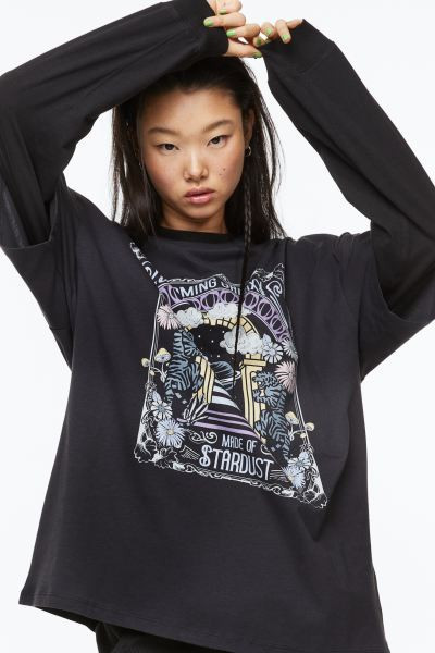Oversized Printed T-shirt | H&M (US + CA)