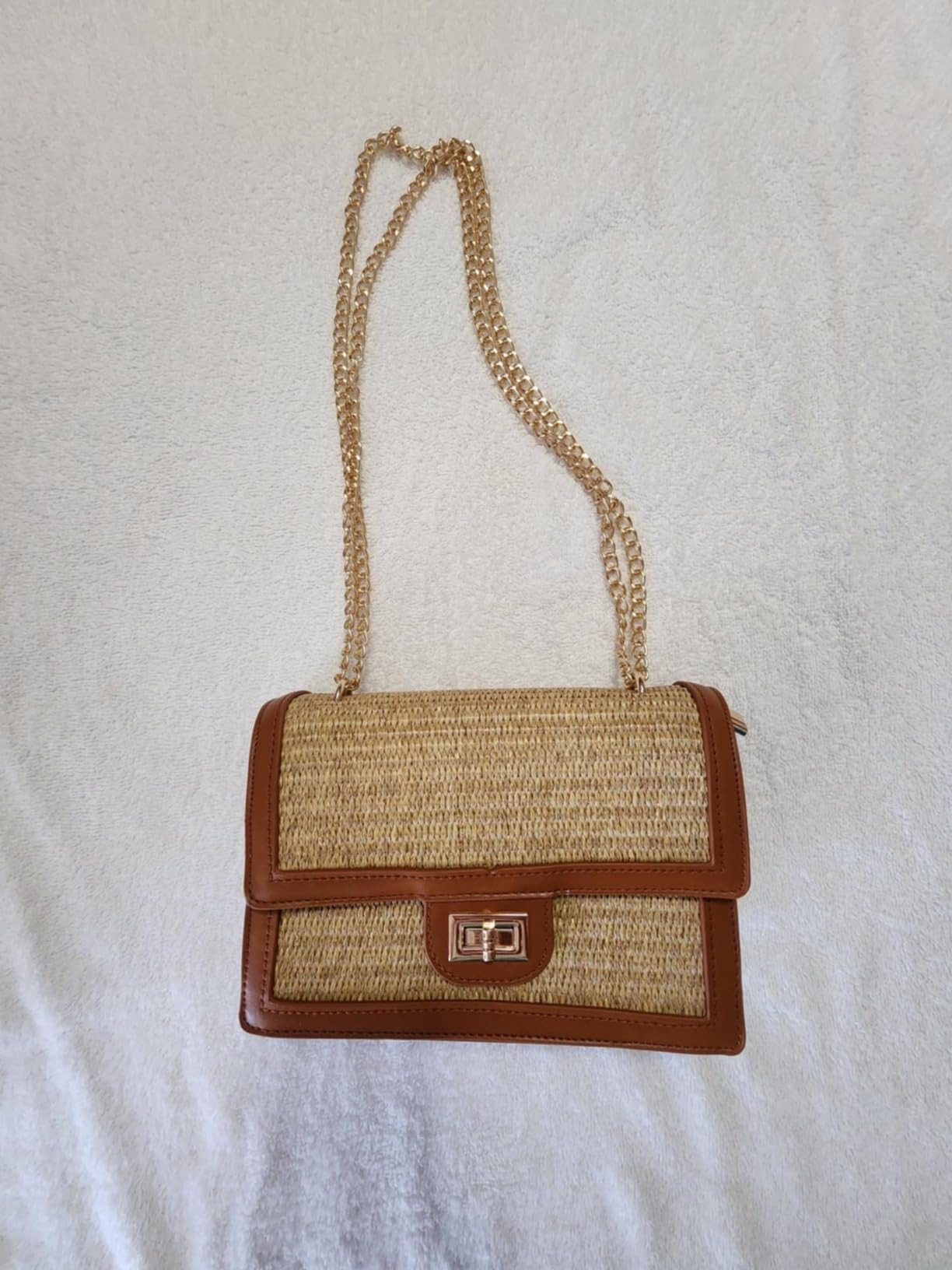 KKXIU Women Small Straw Beach bag Crossbody Bag Summer Shoulder Bag Beach Handbag Vegan Leather P... | Amazon (US)