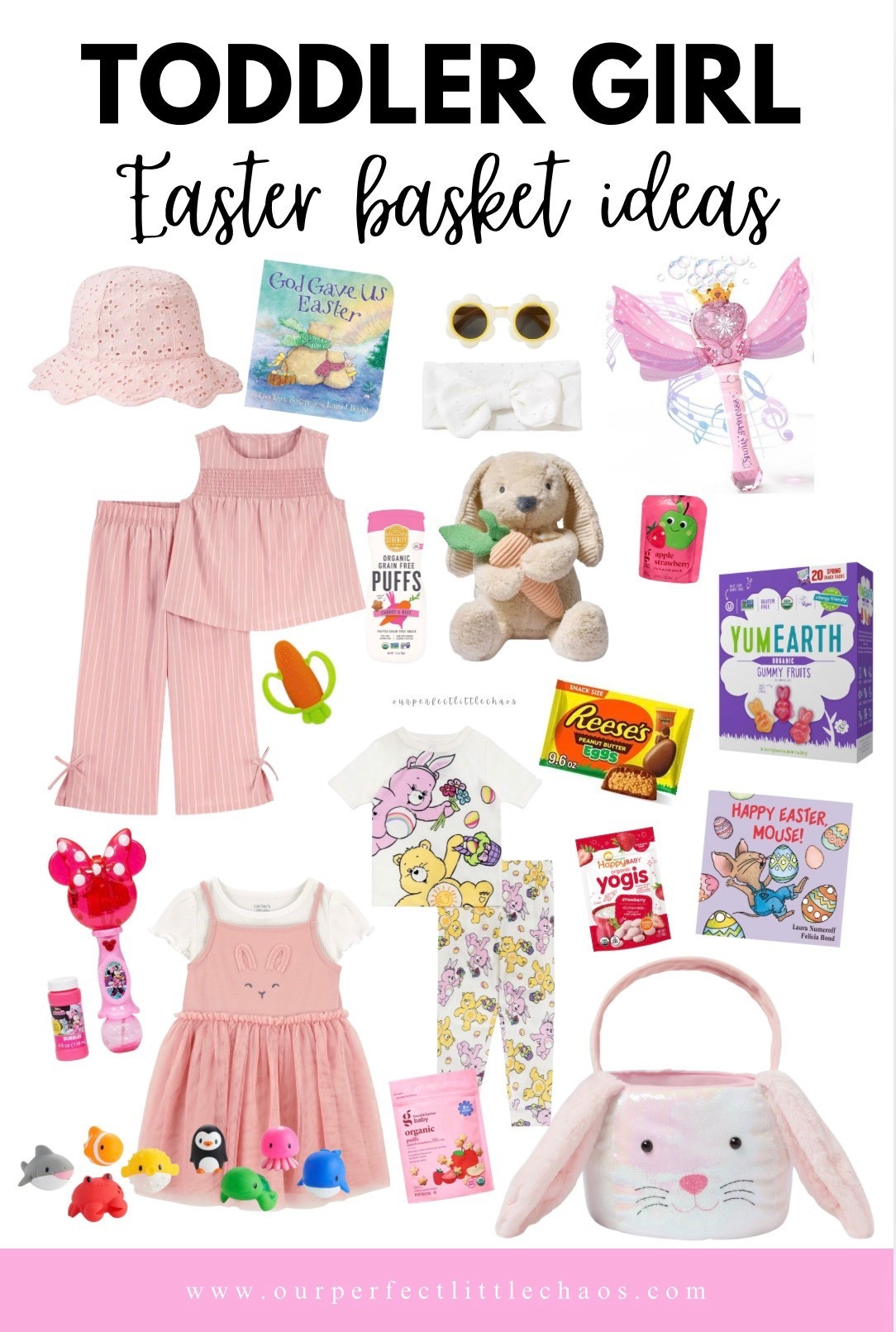 Toddler Girl Easter Basket Ideas 🌷🐰

Sharing the sweetest and most practical Easter basket ideas for toddler girls — perfect for a fun, colorful, and toddler Easter basket! If you’re wondering what to put in a toddler girl Easter basket, this collage includes spring dresses, toddler sunglasses, Minnie Mouse and princess bubbles, bath toys, toddler books, and cute Easter-themed Care Bears pajamas.

Perfect for:
• 2 year old girl Easter basket ideas
• 3 year old girl Easter basket ideas
• Easter basket ideas for toddler girls
• girly Easter basket inspiration
• pastel toddler Easter basket ideas
• princess or bunny themed Easter baskets

These toddler girl Easter basket fillers are fun, practical, and age-appropriate — making Easter morning magical 🌸🐣

#ToddlerGirlEaster #EasterBasketIdeas #ToddlerMom #GirlMom 

#LTKdayinmylife #LTKSeasonal #LTKKids