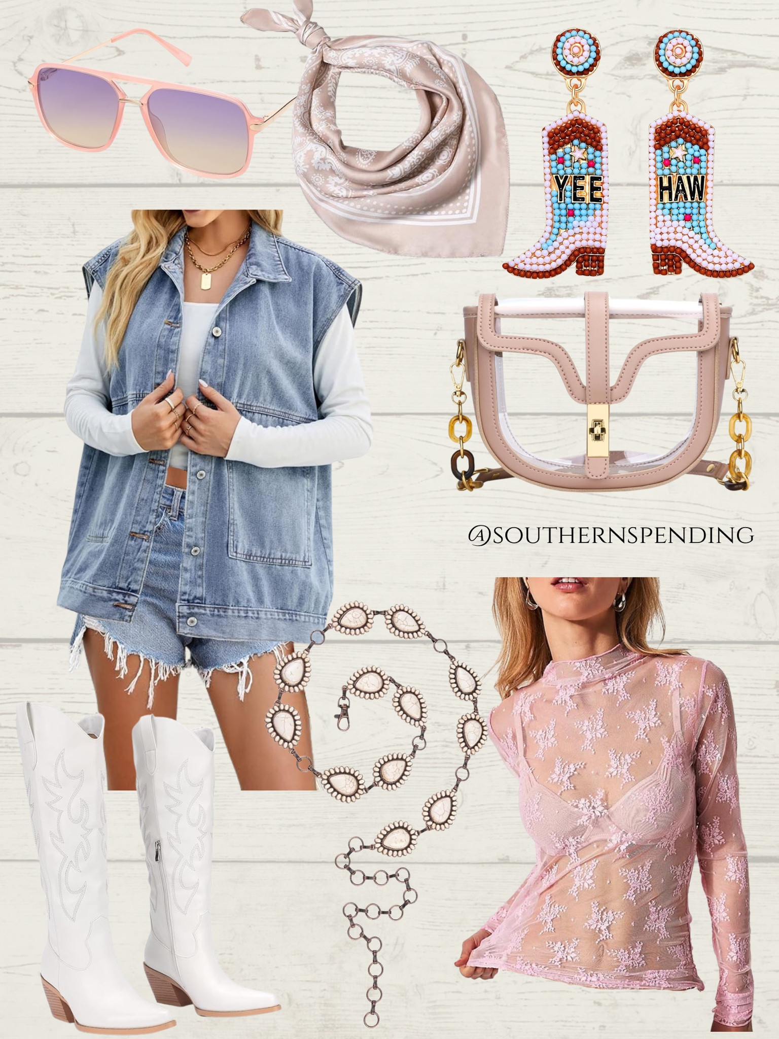 Trendy country concert outfit Idea.

Western boots, cowboy, lace top, pink, stagecoach, rodeo

#LTKFestival #LTKStyleTip #LTKFindsUnder50