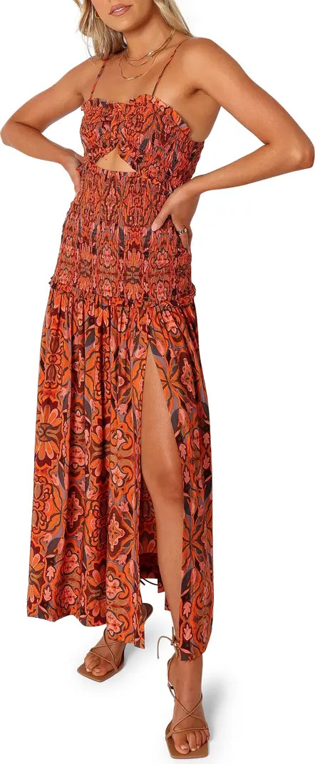 Cecil Smocked Cutout Sundress | Nordstrom