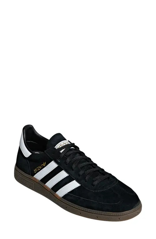 adidas Handball Spezial Sneaker in Black/White/Brown at Nordstrom, Size 12.5 | Nordstrom