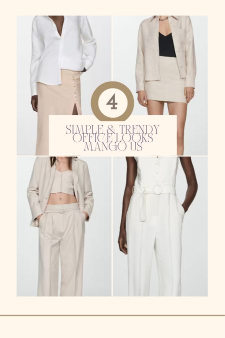 Going into the office during the warmer months can be challenging for office looks but these looks are professional and still stylish from Mango US.

#LTKStyleTip #LTKWorkwear #LTKSeasonal