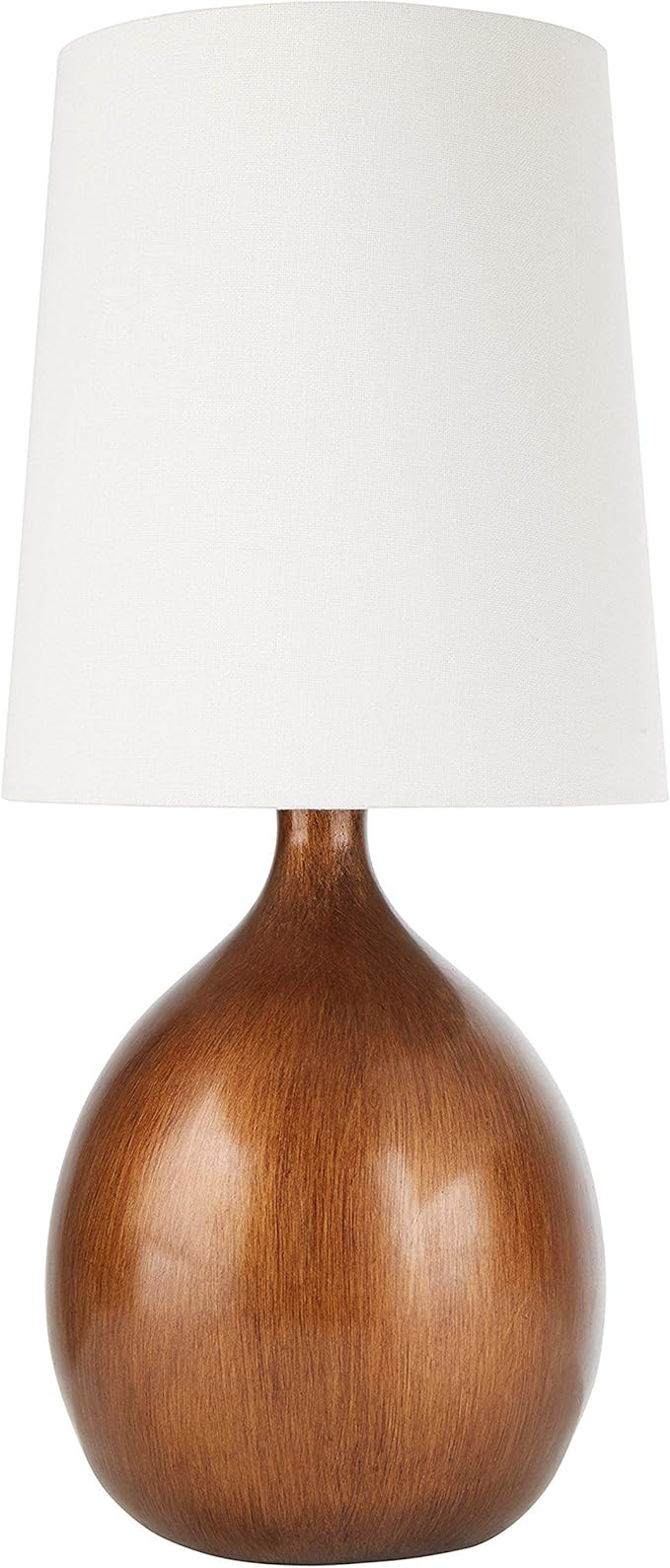Stone & Beam Modern Bedroom Table Desk Lamp With Light Bulb - 8 x 8 x 20.5 Inches, Wood Grain | Amazon (CA)