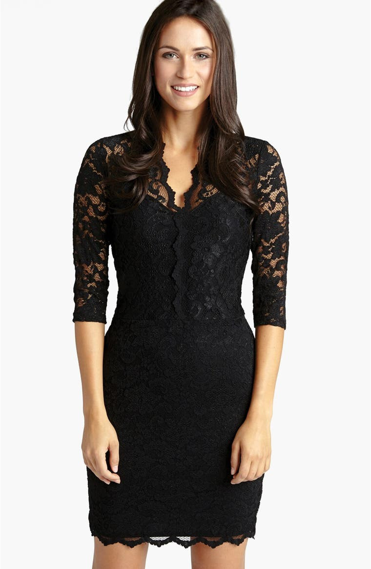 Scalloped Lace Cocktail Dress | Nordstrom