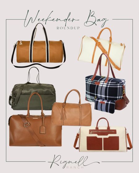 Weekender bag roundup! The perfect bags for your next trip! 

#LTKstyletip #LTKtravel #LTKitbag