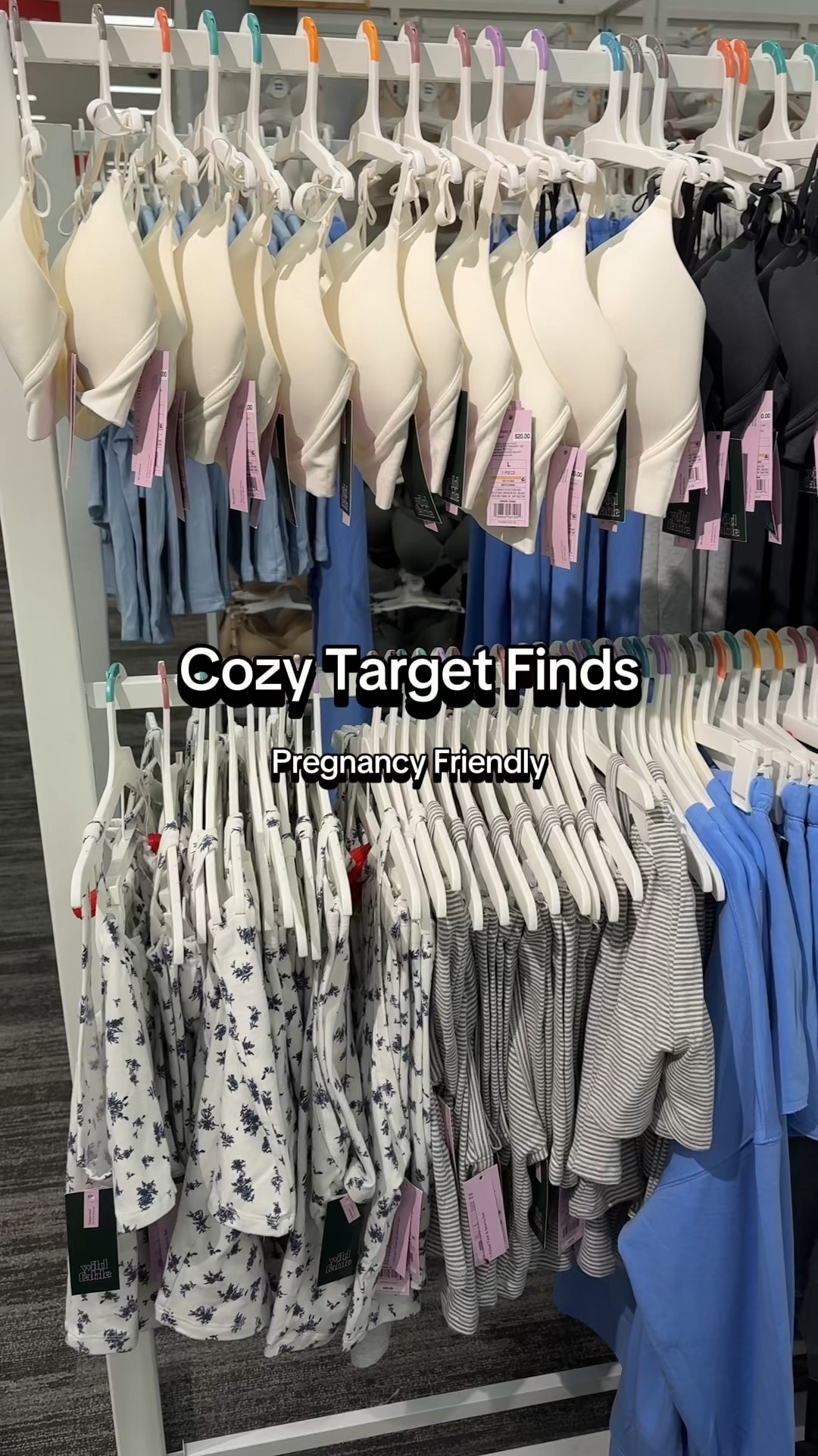 Cozy Target Finds — Pregnancy friendly! Im normally a pink kind of girl, but this cozy blue set is so pretty ! 💙🦋🩵  
#target #targetfinds #pregnant #pregnancy #cozyoutfit 

#LTKStyleTip #LTKBump #LTKFindsUnder50
