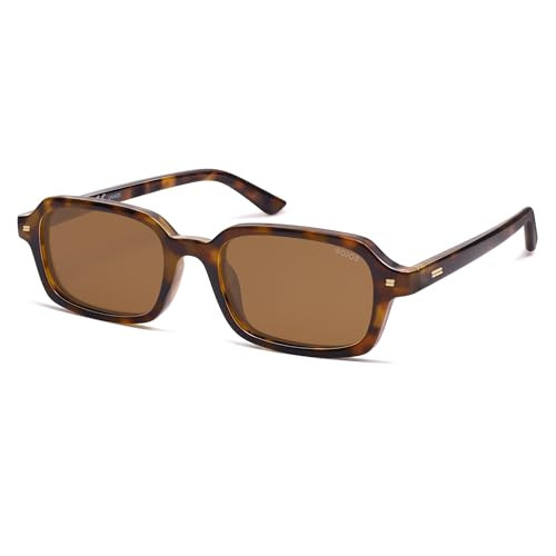 SOJOS Trendy Rectangle Polarized Sunglasses Womens Mens, Small Retro Fashion Thin Slim Square Sun... | Amazon (US)