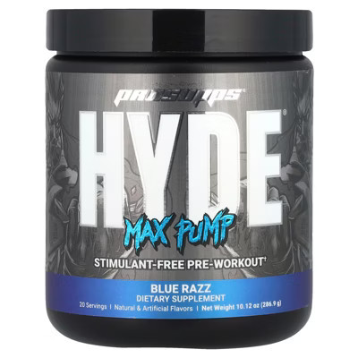 ProSupps Hyde®, Max Pump, Pre-Workout, Blue Razz, 10.12 oz (286.9 g) | Target