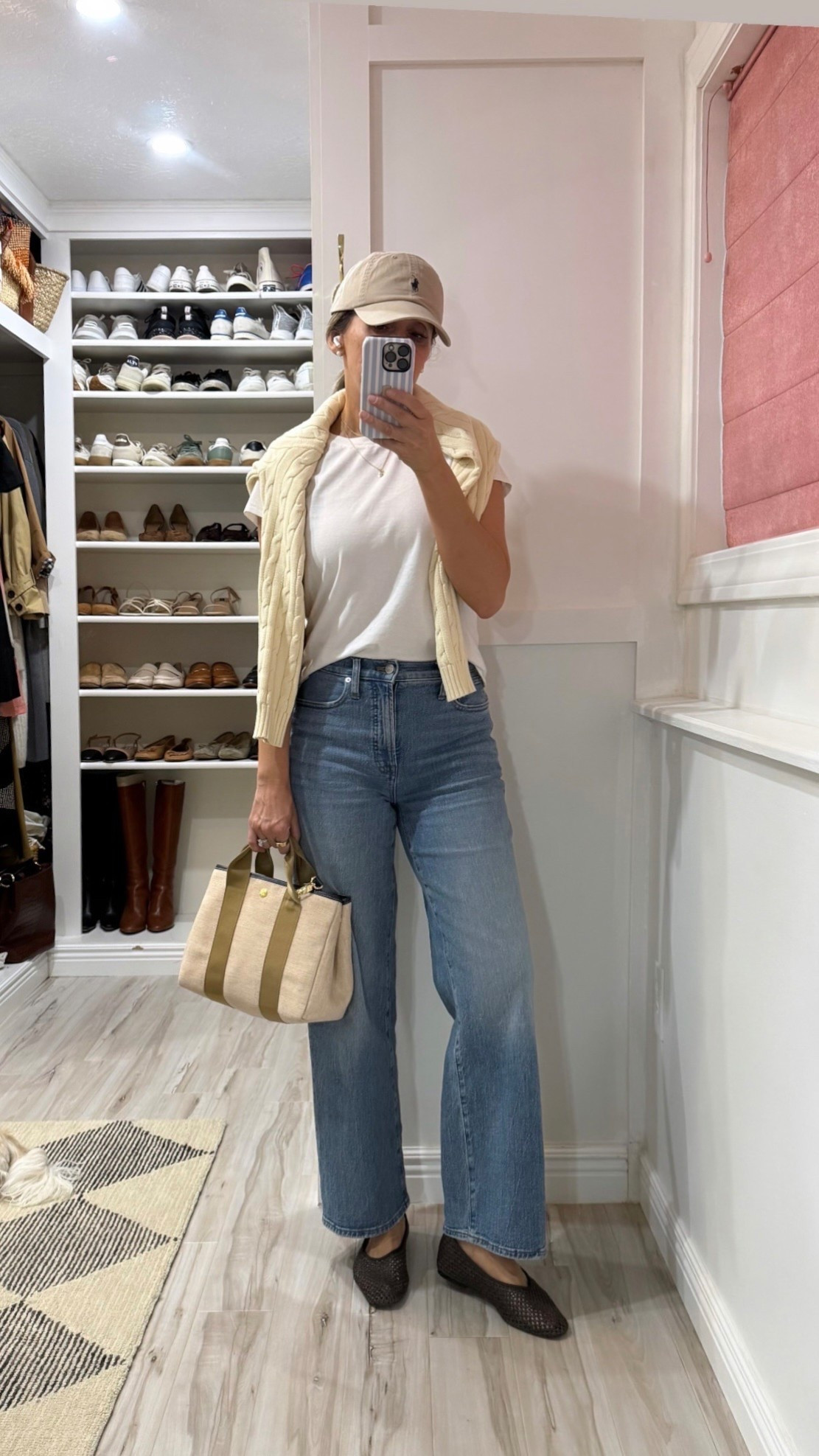 Jeans, tee tts for me.  I sized up in the sweater.