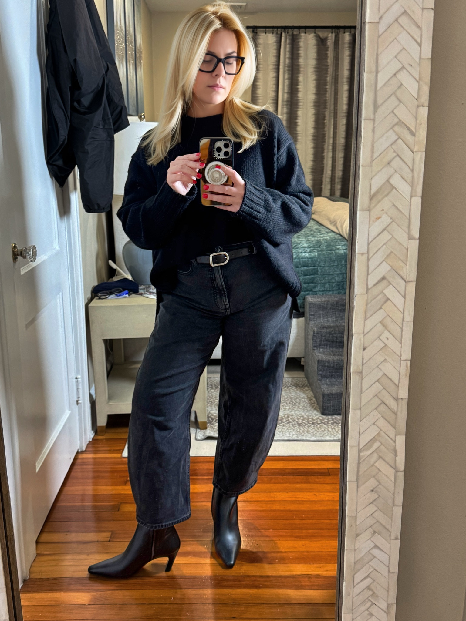 The heel on these boots is actually perfect. Low, comfortable, and a little curved for some visual interest.


Boots booties ankle boots low heel boots black boots leather heel shoes comfortable 

#LTKWorkwear #LTKShoeCrush #LTKStyleTip