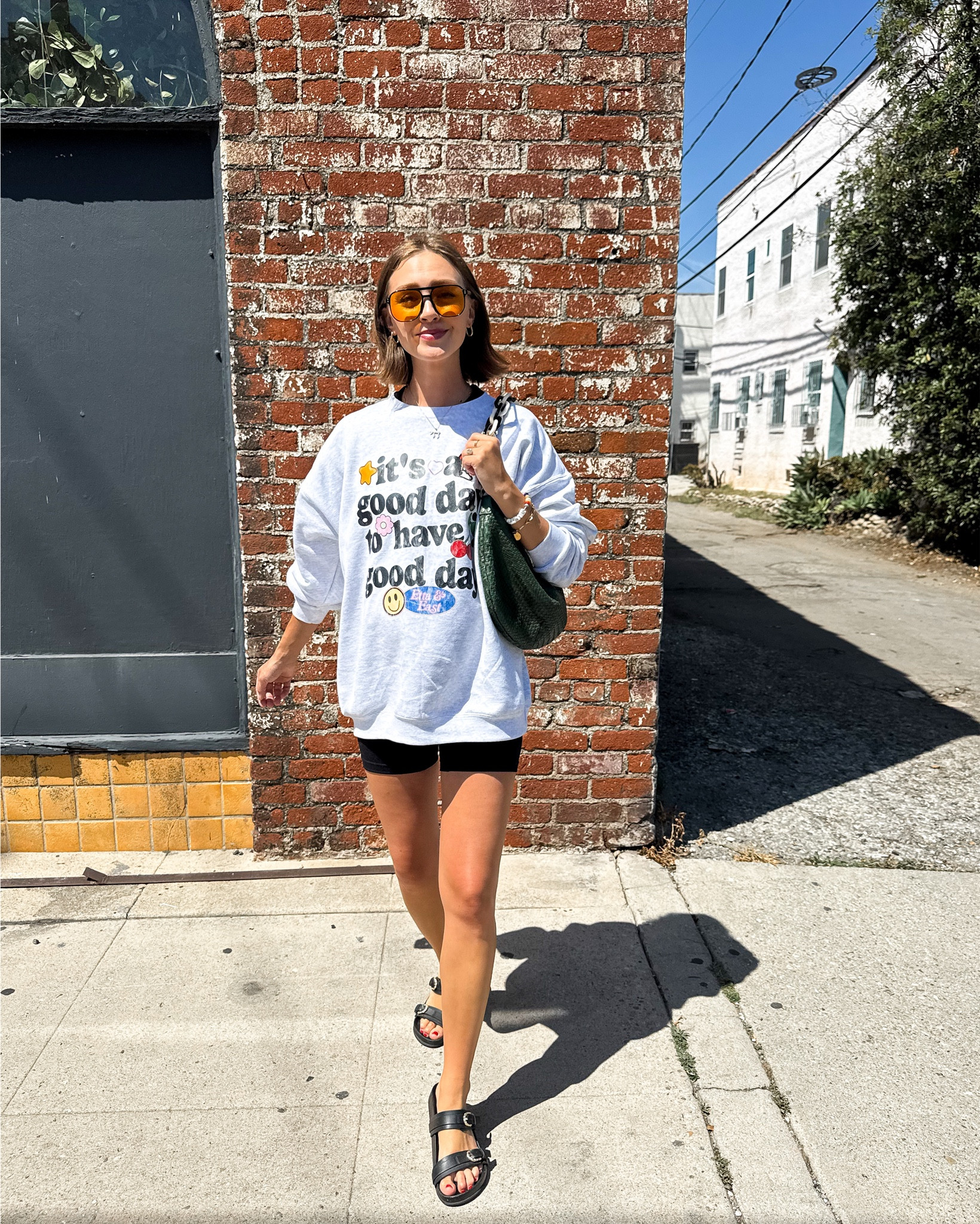 Wearing a L in the sweatshirt for an oversized fit! So soft and comfy  

#LTKmomlife #LTKdayinmylife #LTKBump