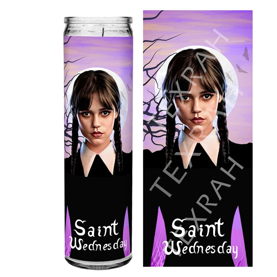 Saint Wednesday Addams Prayer Devotional Parody Jenna Ortega - Etsy | Etsy (US)