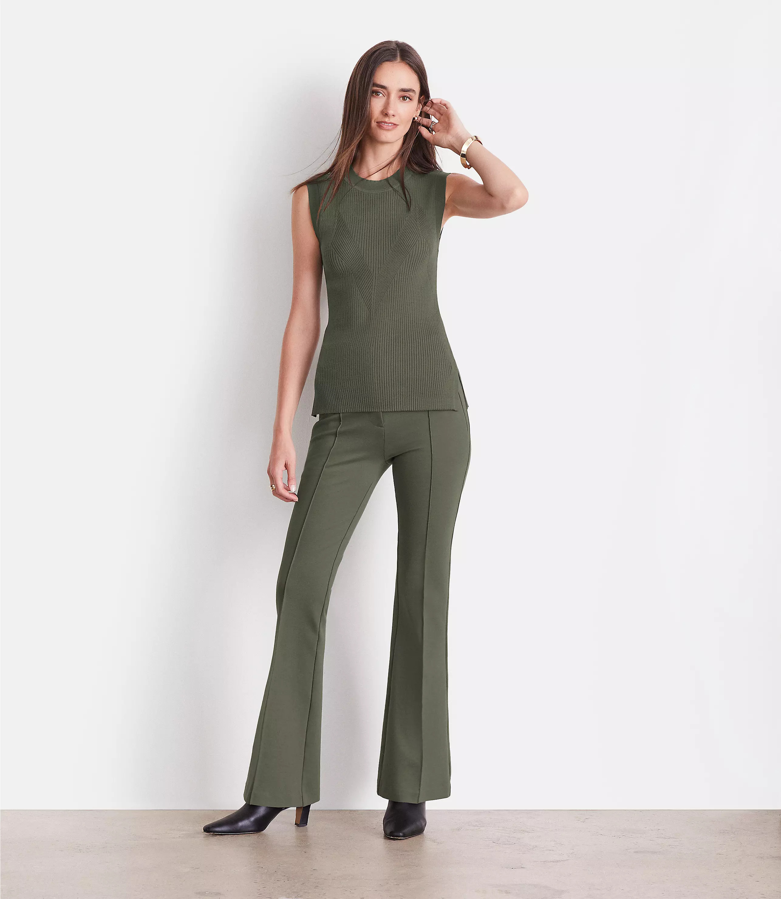 LOFT Versa Ribbed Shell | LOFT