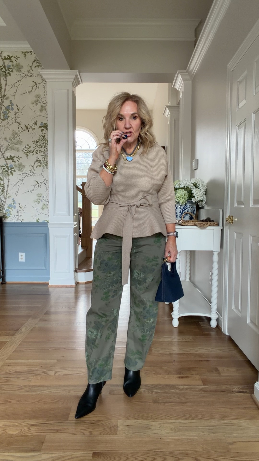 6 more ways to style these floral barrel jeans

But really? They’re just some great tops that will go with your denim or other casual pants. Of any color! These are all neutrals.
Sizing below
Floral jeans size 29
White top size medium (pretty sheer you’re going to need a cami)
Knit blazer size medium and its oversized
Linking a few graphic tees but go looking in your closet! Thinking vacation tee, concert t-shirt, etc.
Pink sweater size medium
Neutral peplum size medium found on amazon as the anthro version is soldout
Blazer size medium (50% off and this is a really nice oversized blazer)
White blouse 1.0
Quilted Denim jacket medium

#LTKSaleAlert #LTKOver40 #LTKPetite