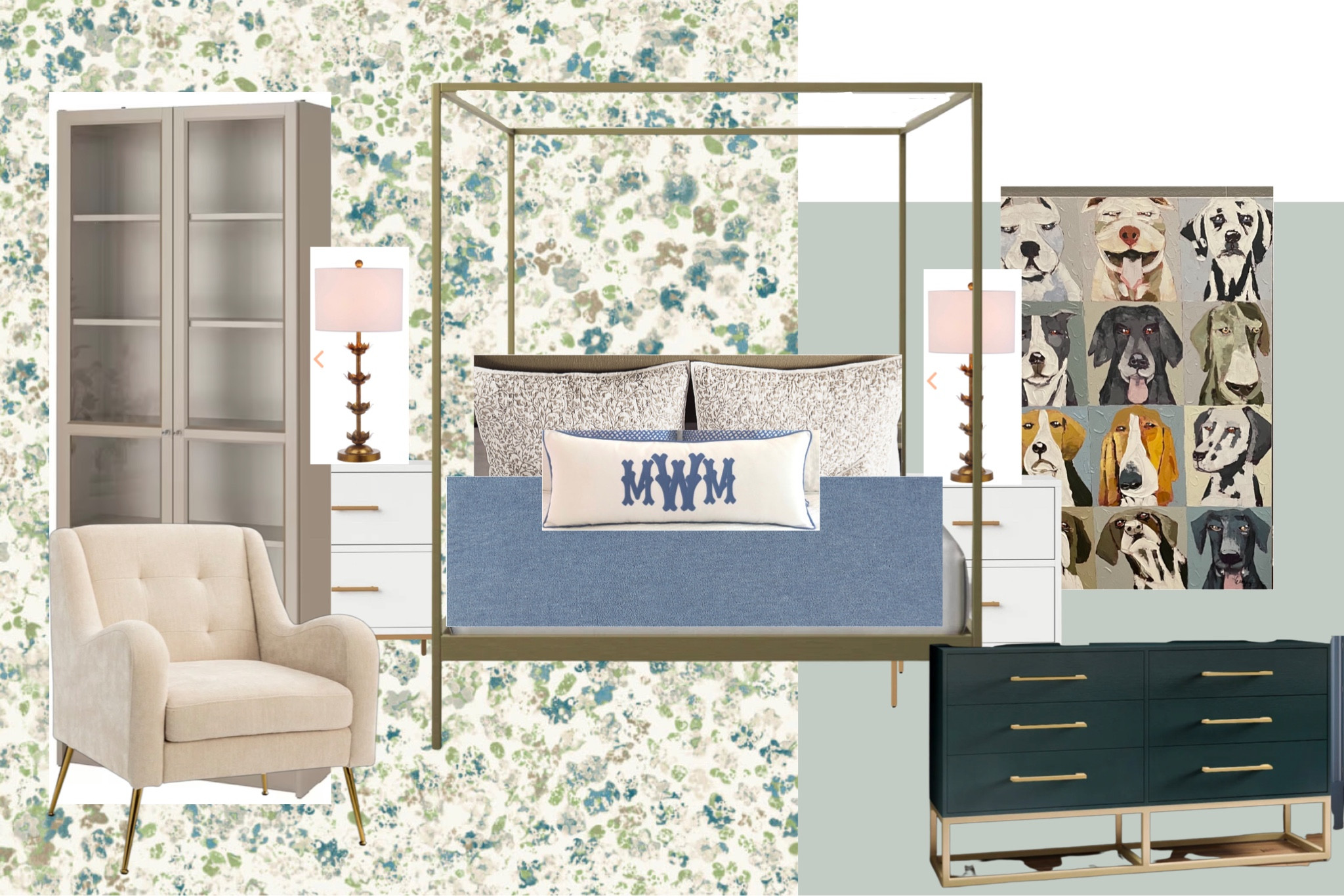 This feminine bedroom is perfect for a dog loving 11 year old. She will love this bedroom for years to come. By selecting versatile hardlines (bed, nightstands, dresser etc) soft goods can change easily as her interests change. 

#LTKfamily #LTKhome