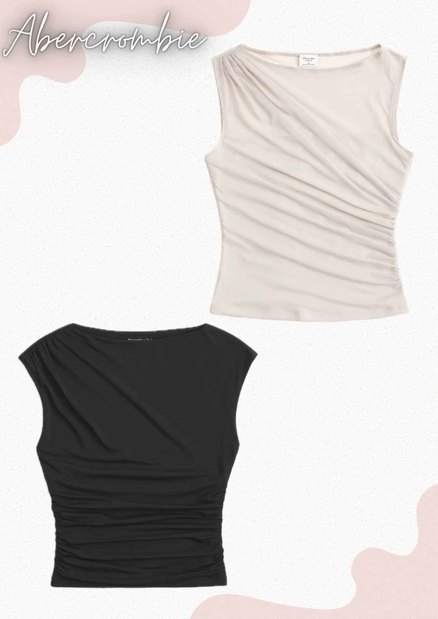 Cuteee Mesh Draped Slash Top from 

#Abercrombie #spring 

#LTKsalealert #LTKfindsunder50 #LTKSeasonal