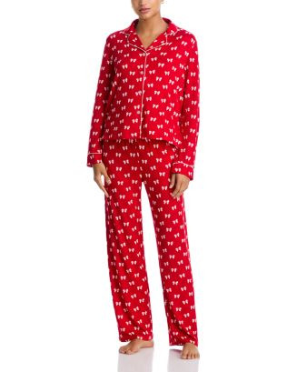 Notched Collar Jersey Pajama Set - Exclusive | Bloomingdale's (US)