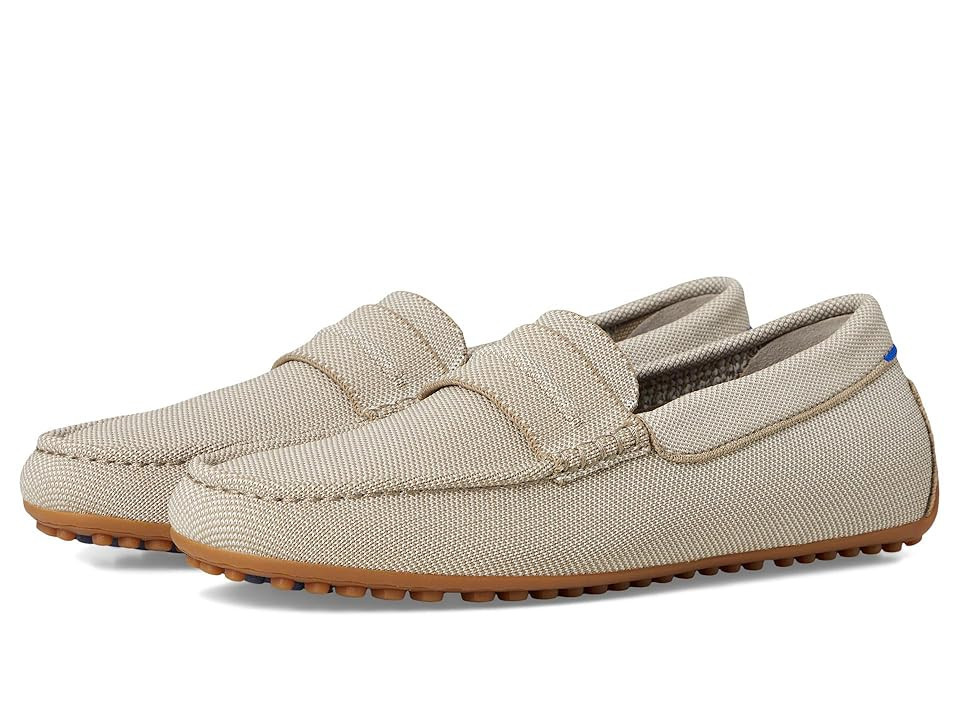 Rothy's The Driving Loafer Men's Dress Flat Shoes Barley : 12 M, Synthetic | Zappos