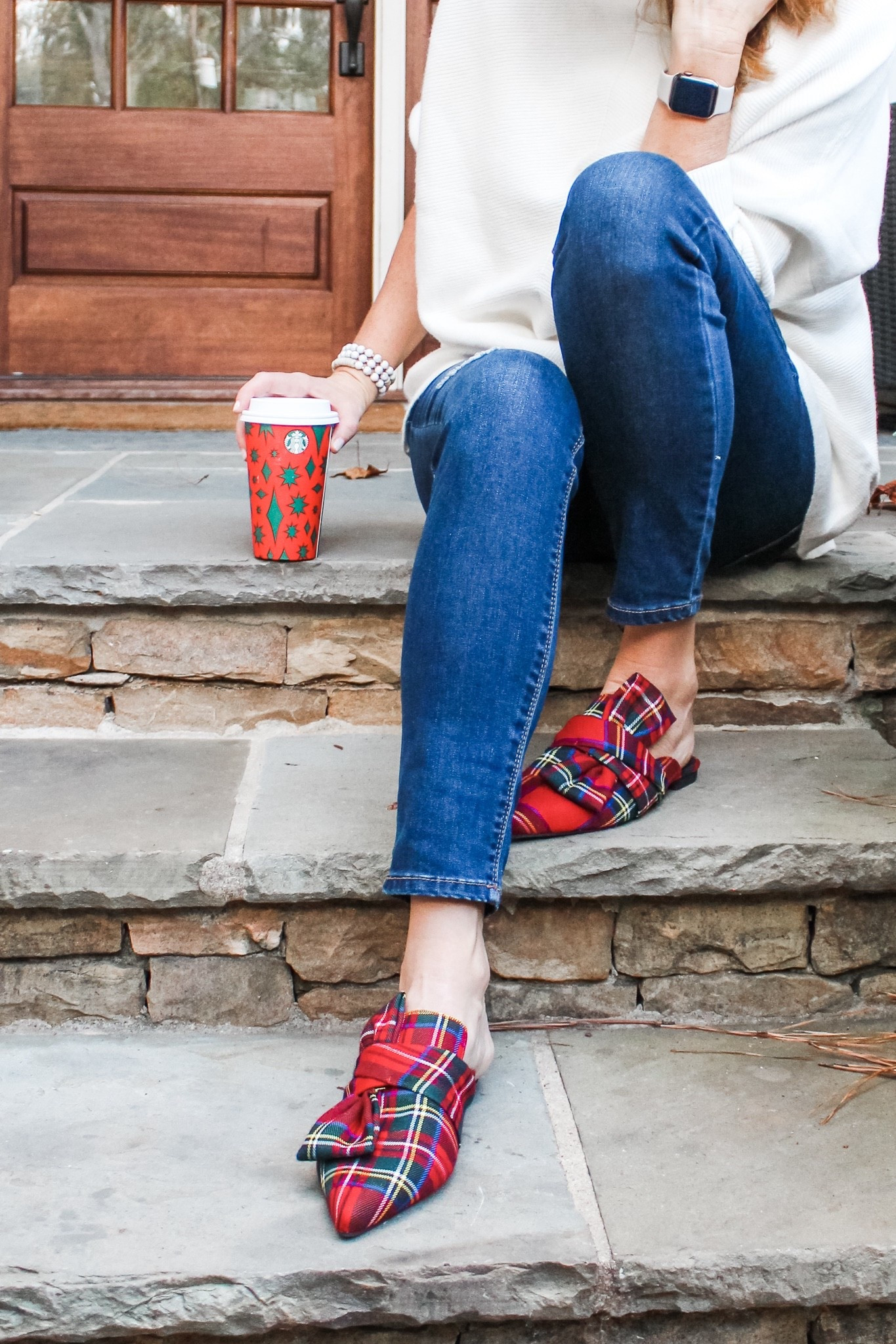 Plaid never goes out of style! Mine here are old but I found that they are still available in some sizes- also linked some similar ❤️💫