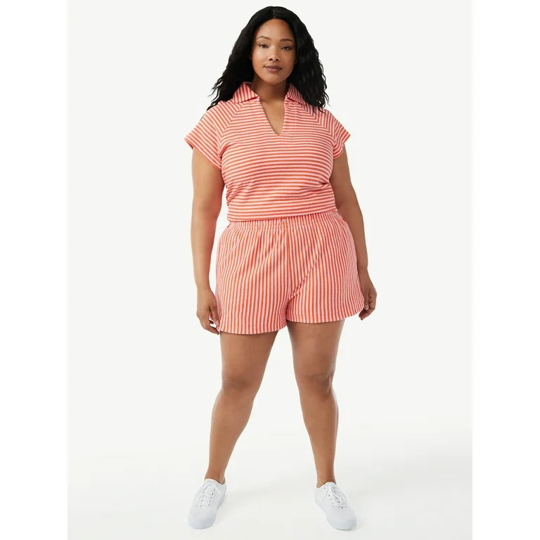 Free Assembly Women's Side Slit Short | Walmart (US)