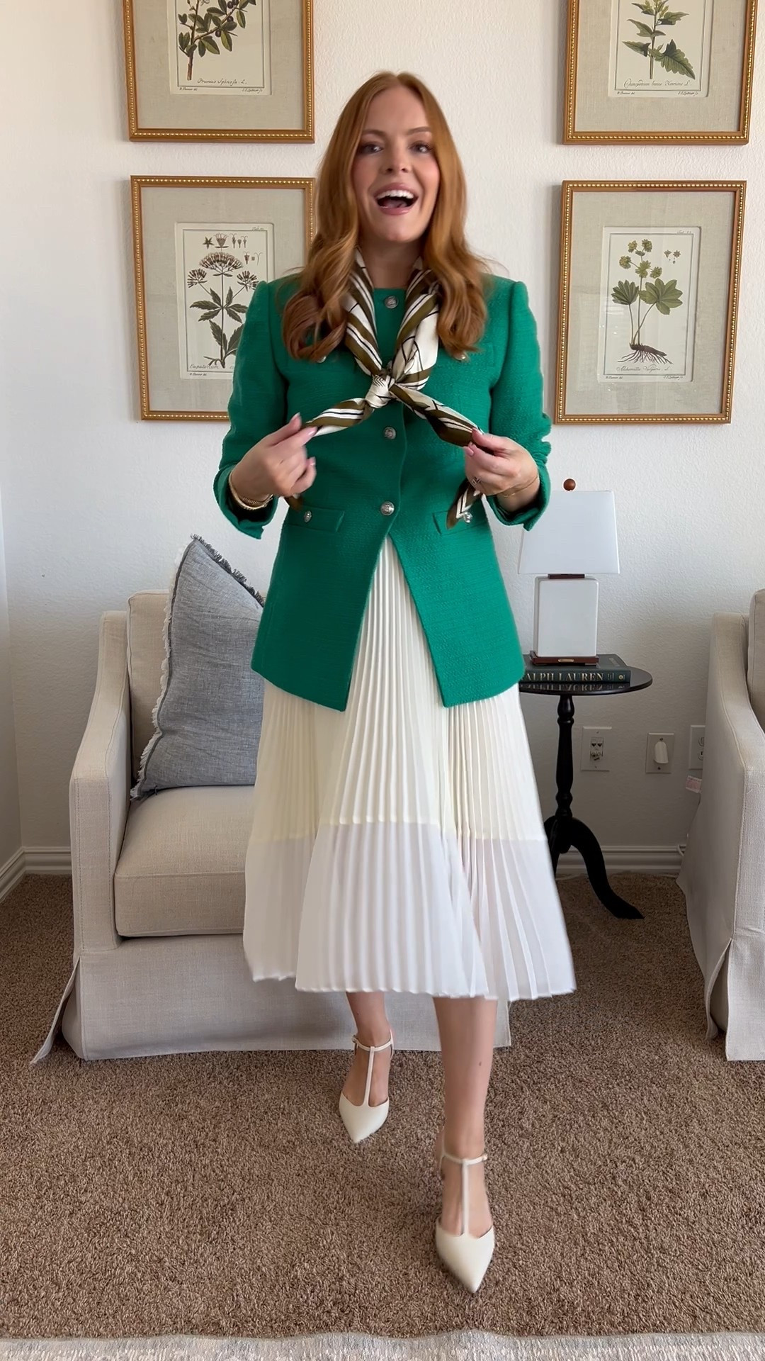 There is nothing I love more than a colorful spring look! This blazer, skirt and silk scarf combo is so stunning. 😍 

#LTKSeasonal #LTKStyleTip #LTKWorkwear