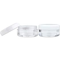 50 New Empty 5 Grams Acrylic Clear Round Jars - BPA Free Containers for Cosmetic, Lotion, Cream, Mak | Amazon (US)