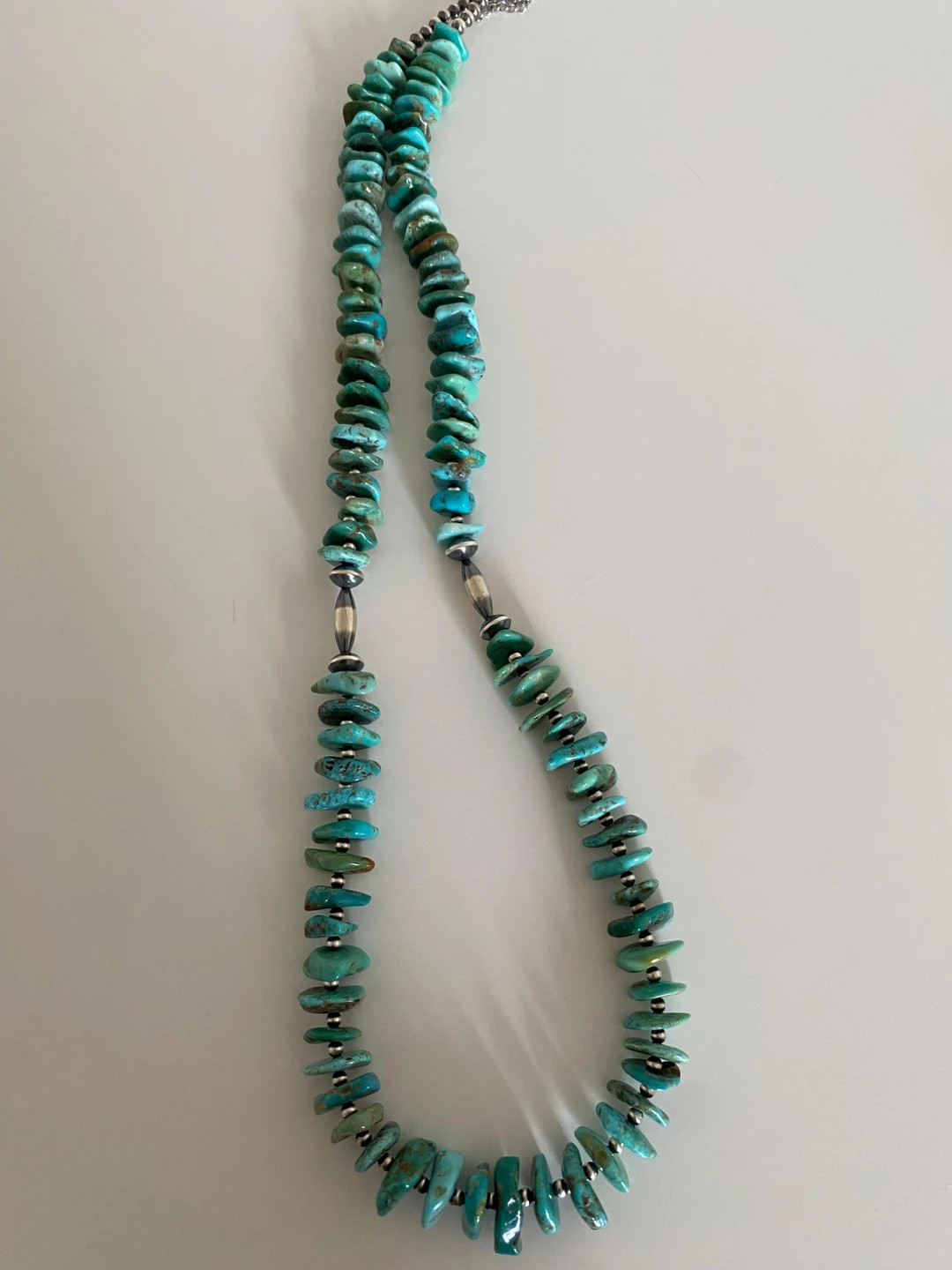 Turquoise Necklace Navajo Sterling Silver - Etsy | Etsy (US)