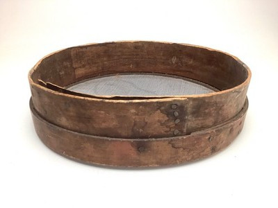 ANTIQUE AMERICAN FARMHOUSE PRIMITIVE BENTWOOD GRAIN SIEVE & FLOUR SIFTER | eBay | eBay US