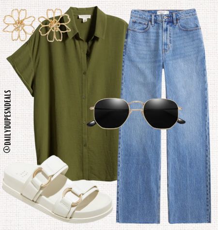 Spring casual Nordstrom target Amazon denim jeans strap sandals sunglasses summer 

#LTKfindsunder50 #LTKover40 #LTKstyletip