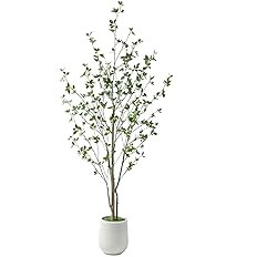 Bellacat 7ft Minimalist Artificial Citrus Tree with Large Exquisite Planter, 84in Faux Citrus Tre... | Amazon (US)